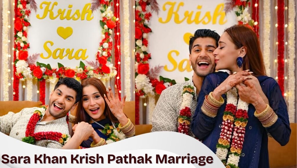 sara khan krish pathak marriage