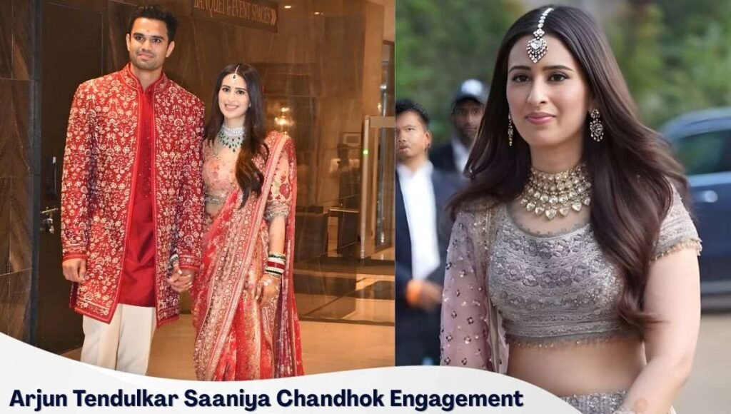 Arjun Tendulkar Saaniya Chandhok Engagement